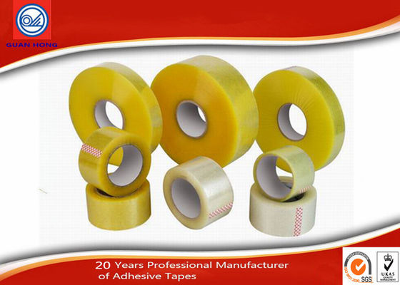 Porcellana Nastro trasparente giallo dell'imballaggio di BOPP attivato acqua ad alta resistenza fornitore
