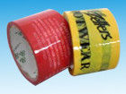 Porcellana Alto nastro a 3 pollici adesivo di giallo/rosso imballaggio per il sigillamento/impacchettare della scatola fornitore