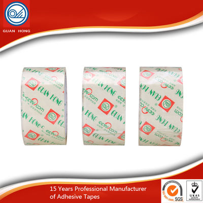 Porcellana Adesivo d'imballaggio a basso rumore 48mm*30m di Senditive di pressione del nastro di BOPP alto fornitore